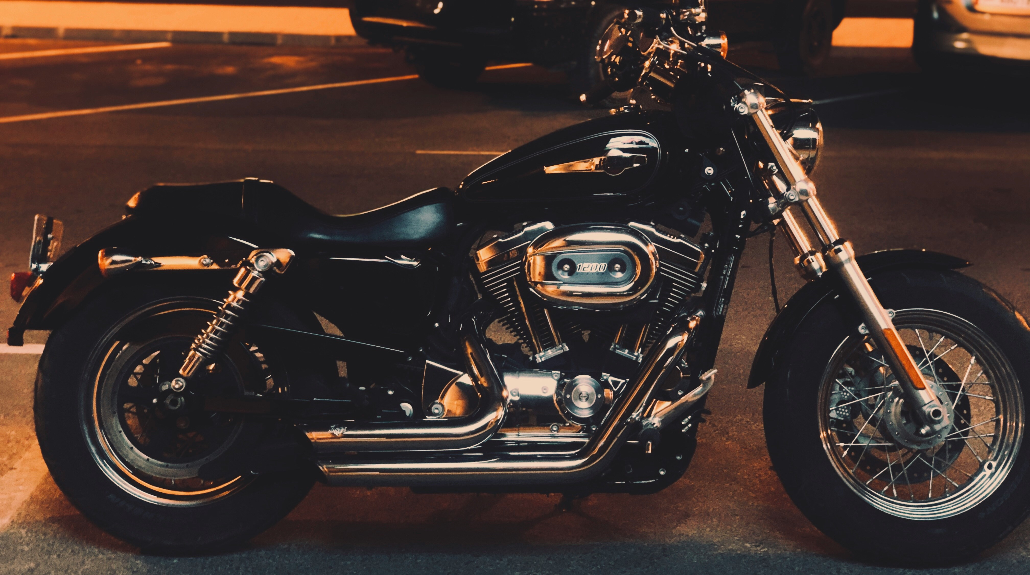 Harley Davidson negra